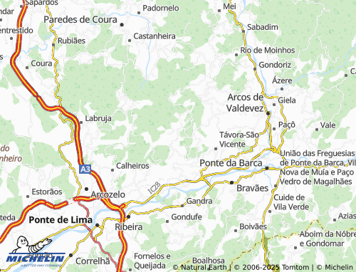 Carte MICHELIN Raposeira - ViaMichelin