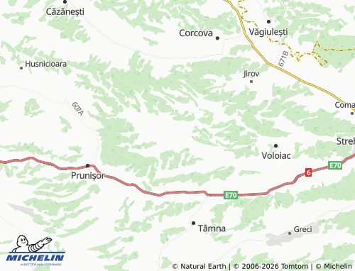 MICHELIN Lumnic map - ViaMichelin