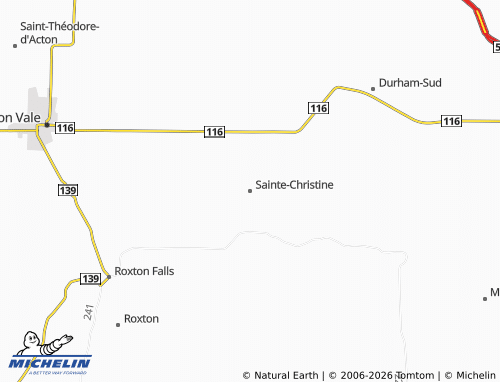 Mappa MICHELIN Sainte-Christine - ViaMichelin