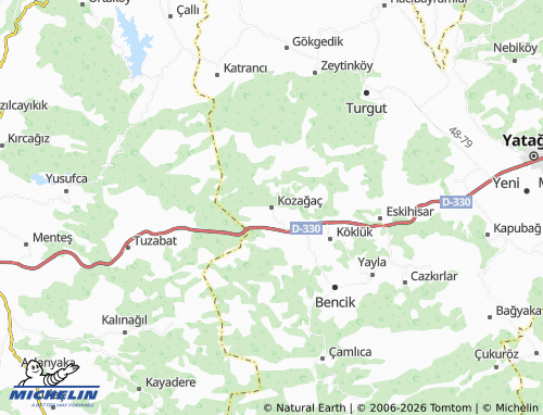 Mappa MICHELIN Kozağaç - ViaMichelin