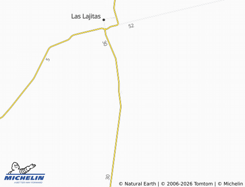 MICHELIN Piquete Cabado map - ViaMichelin