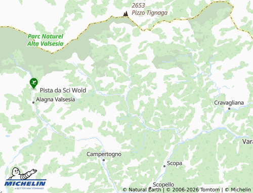 Mapa MICHELIN Rimasco - ViaMichelin