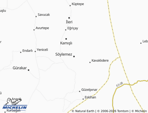 MICHELIN-Landkarte Söylemez - ViaMichelin