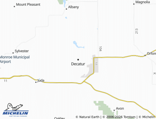Mappa MICHELIN Decatur - ViaMichelin