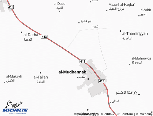 MICHELIN-Landkarte al-Rawdah - ViaMichelin