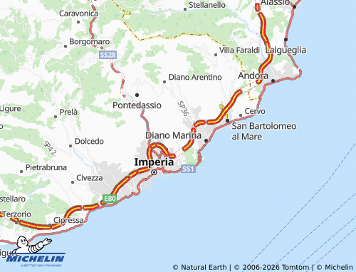 Kaart MICHELIN Serreta - ViaMichelin