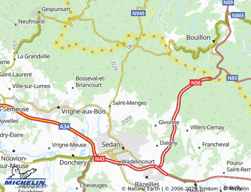 Mapa MICHELIN Fleigneux - ViaMichelin