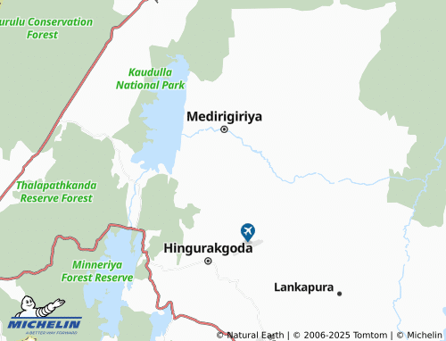 MICHELIN Thissa Amuna map - ViaMichelin