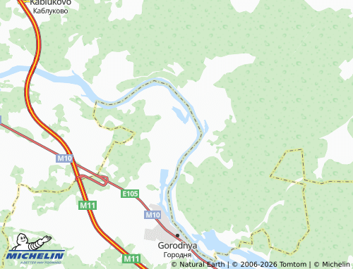 Carte MICHELIN Otrokovichi - ViaMichelin