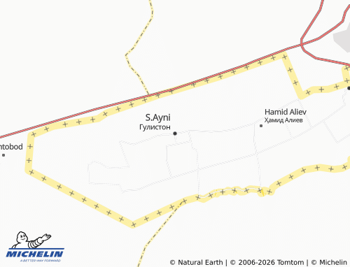 Mappa MICHELIN Guliston - ViaMichelin