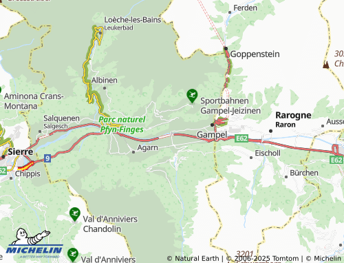 MICHELIN Getwing map - ViaMichelin