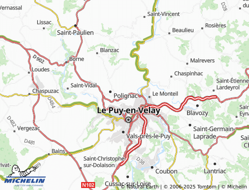 MICHELIN Cheyrac map - ViaMichelin