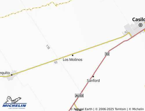 MICHELIN Los Molinos map - ViaMichelin
