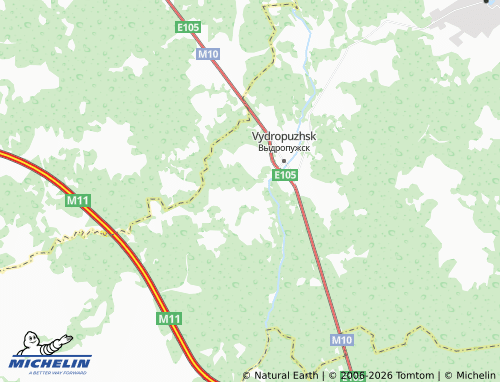 Carte MICHELIN Pestovo - ViaMichelin