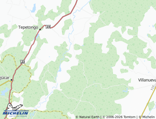 MICHELIN Capulín de Los Salinas map - ViaMichelin