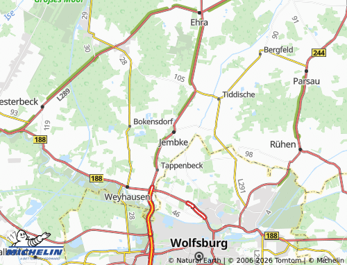 MICHELIN Jembke map - ViaMichelin