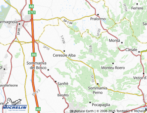 Mapa MICHELIN Donati - ViaMichelin
