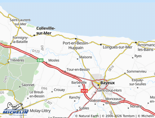 MICHELIN Maisons map - ViaMichelin