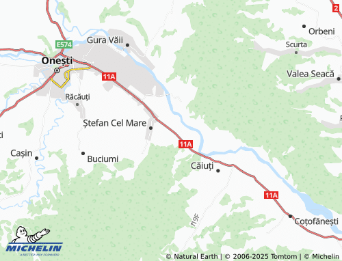 MICHELIN Negoiești map - ViaMichelin