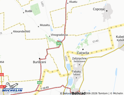 MICHELIN Ciumai map - ViaMichelin