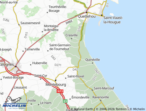 MICHELIN Lestre map - ViaMichelin