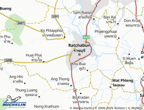 Mapa MICHELIN Chedi Hak - ViaMichelin