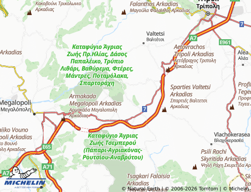 Carte MICHELIN Asea - ViaMichelin