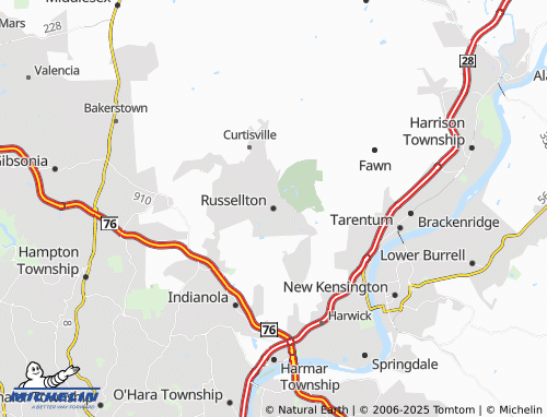 MICHELIN Russellton map - ViaMichelin