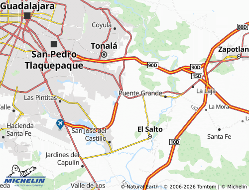 MICHELIN La Punta map - ViaMichelin