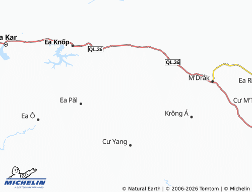 MICHELIN Cư Prông map - ViaMichelin