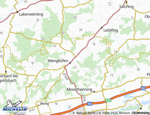 Mapa MICHELIN Ettenkofen - ViaMichelin