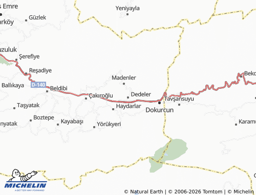Mappa MICHELIN Dedeler - ViaMichelin