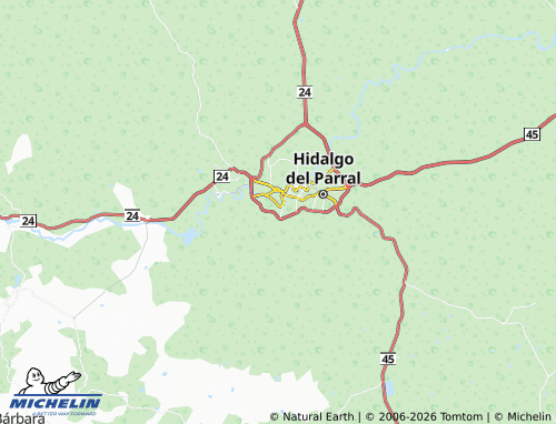 Mappa MICHELIN Benito Juárez - ViaMichelin