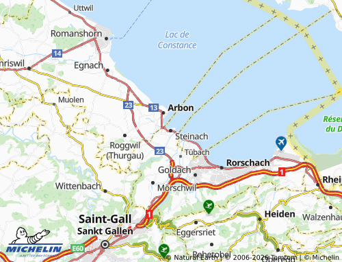 MICHELIN Steinach map - ViaMichelin