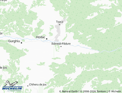 Mappa MICHELIN Ibănești-Pădure - ViaMichelin