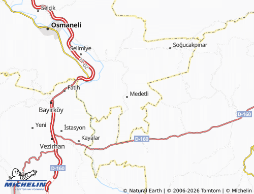 Mappa MICHELIN Medetli - ViaMichelin