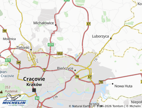 MICHELIN Batowice map - ViaMichelin