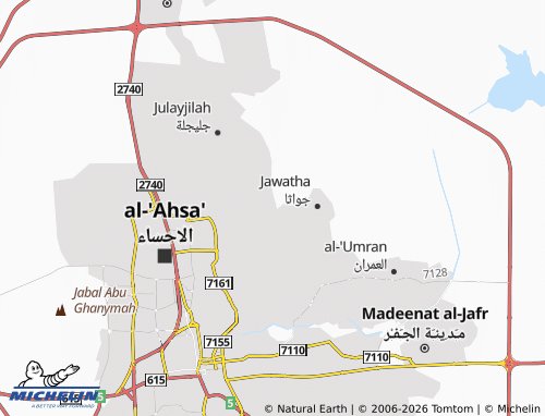 MICHELIN-Landkarte al-Olya - ViaMichelin