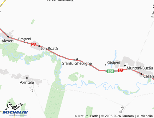 Mapa MICHELIN Sfântu Gheorghe - ViaMichelin