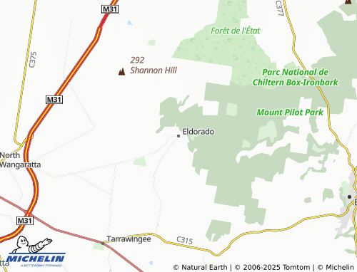 MICHELIN Eldorado map - ViaMichelin