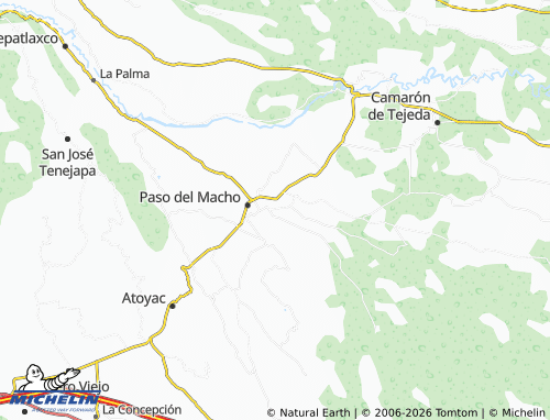 Mapa MICHELIN Ampliación Miguel Alemán - ViaMichelin