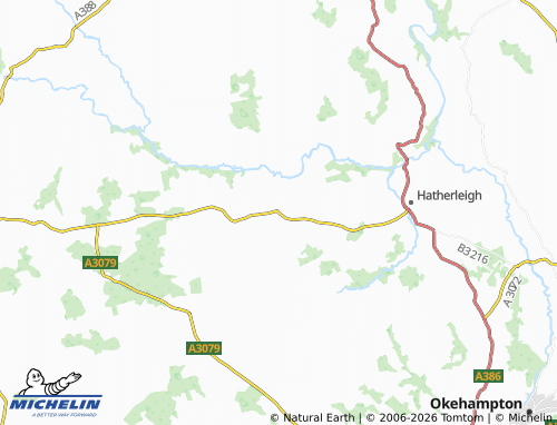Mapa MICHELIN Highampton - ViaMichelin