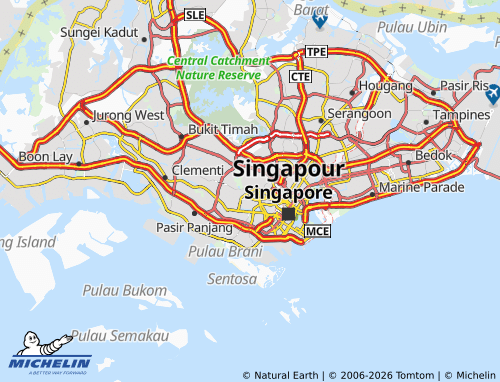 MICHELIN Tanglin map - ViaMichelin