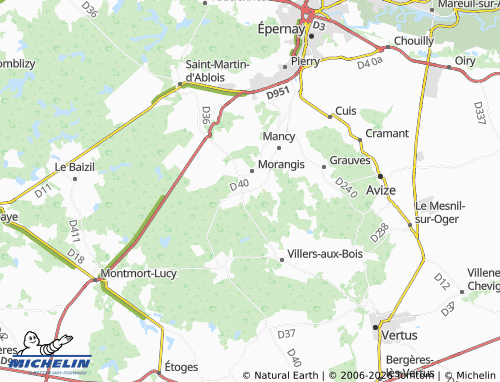 Mapa MICHELIN Les Buzons - ViaMichelin