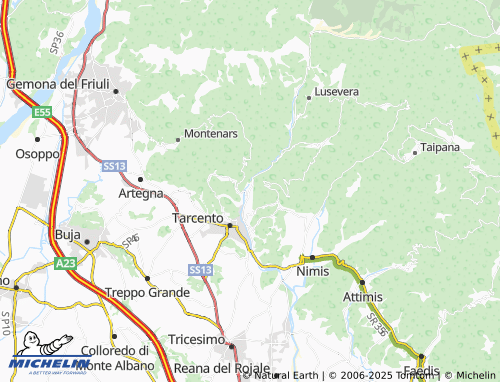 MICHELIN Ciseriis map - ViaMichelin