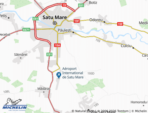MICHELIN Amați map - ViaMichelin