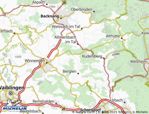 MICHELIN Öschelbronn map - ViaMichelin