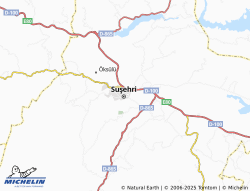 MICHELIN Cumhuriyet map - ViaMichelin