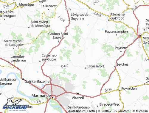 Mappa MICHELIN Saint-Avit - ViaMichelin