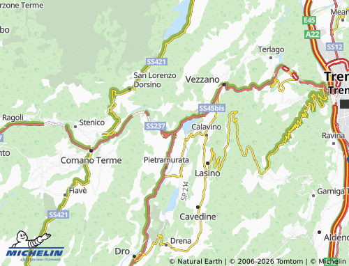 MICHELIN Sarche map - ViaMichelin